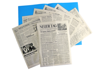 Historische Geschenkzeitung "Neuer Tag" 